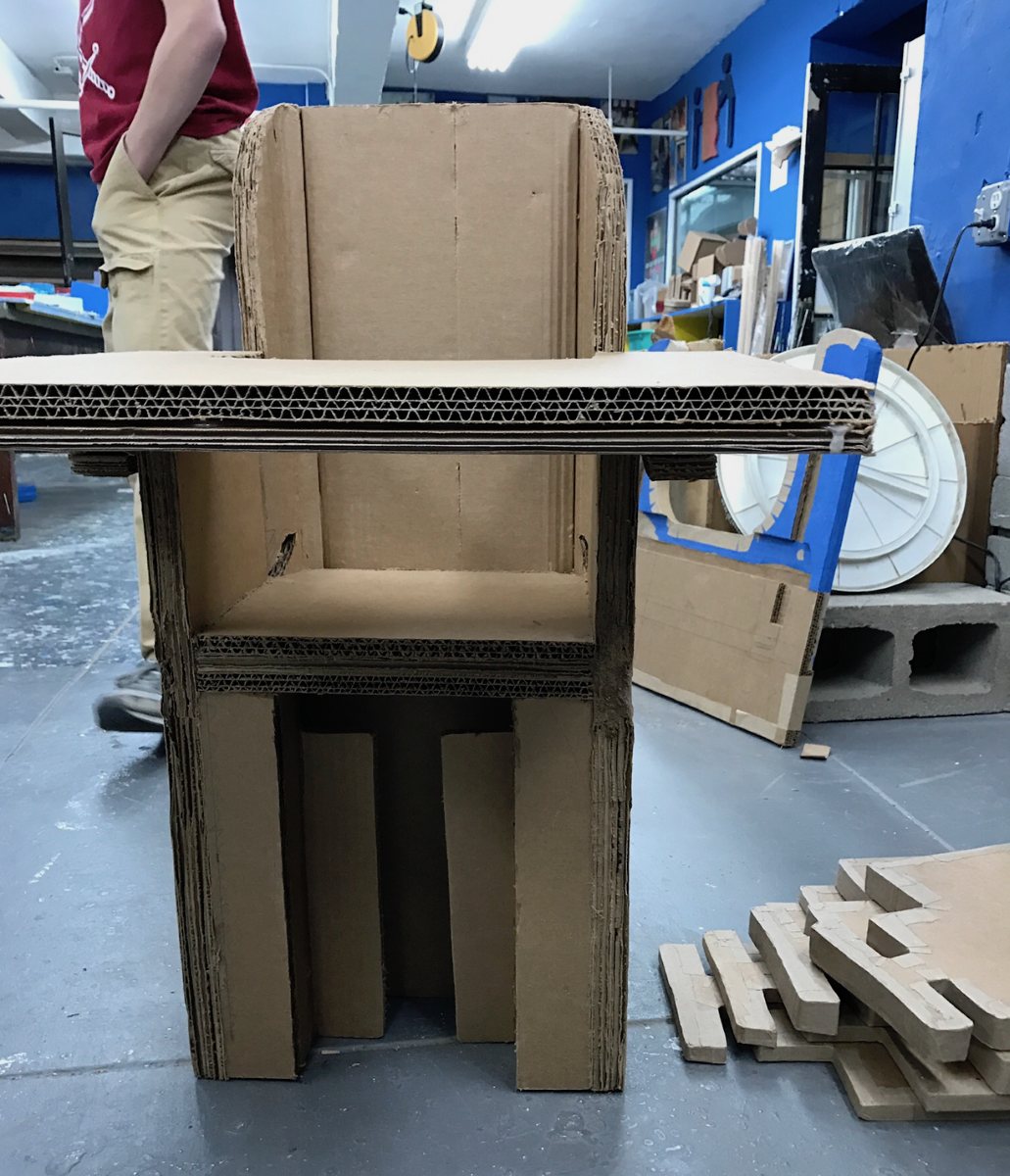 Working on the Adaptive Design Association fabrication team